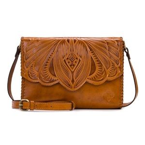 New Patricia Nash Leather Sarola Crossbody Bag